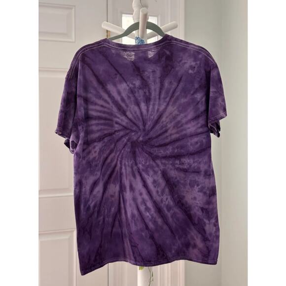 Journey Tie-Dye Purple T-Shirt Scarab Graphic Multi-Color Unisex L - Picture 3 of 4